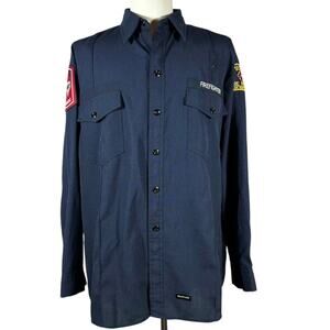 Desoto EMT Paramedic Fire & Rescue Firefighter Shirt Fire Resistant Size XL